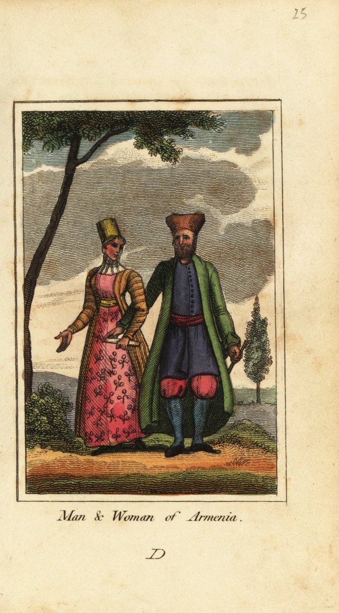 Homem e mulher da Armênia de English School