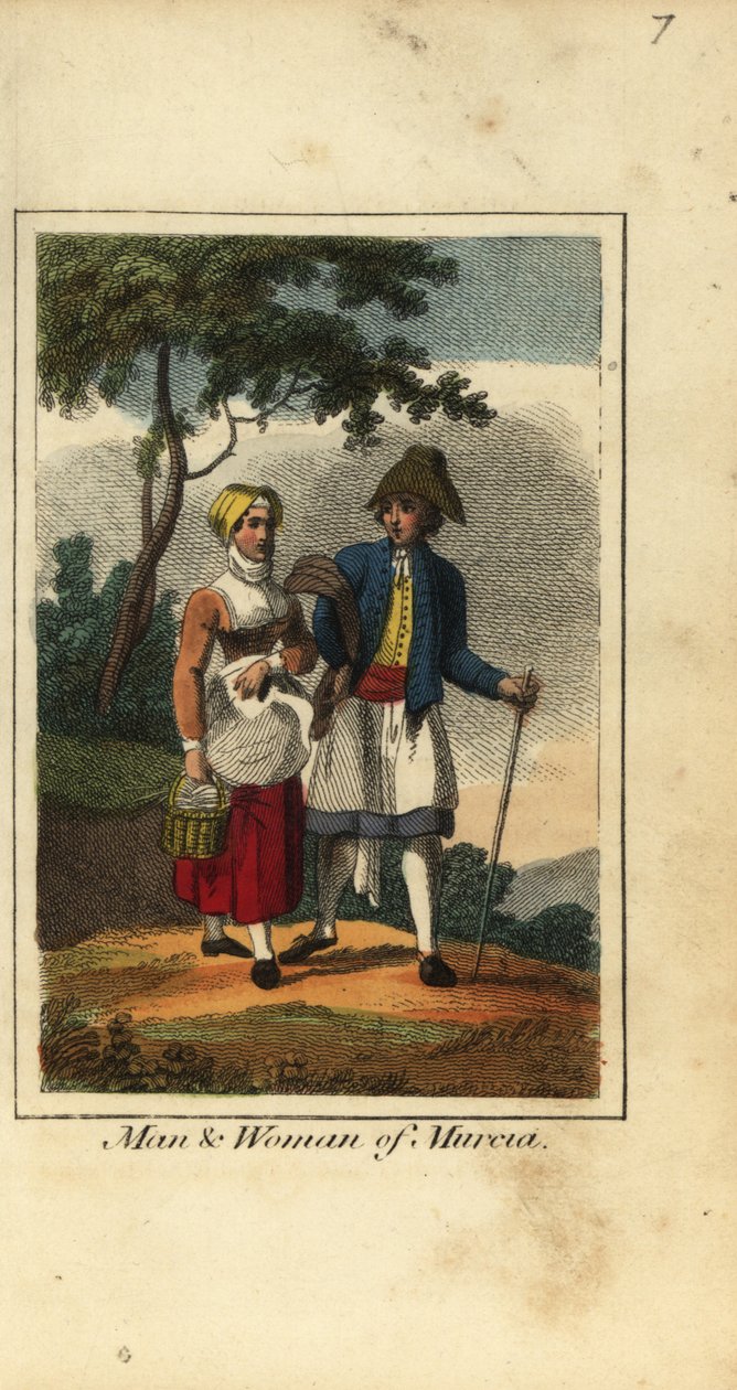 Homem e mulher de Múrcia, Espanha de English School