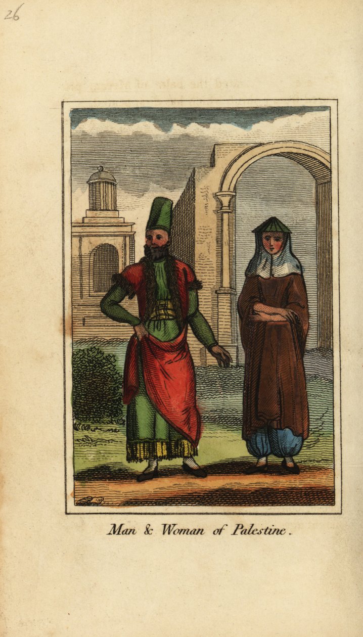 Homem e mulher da Palestina de English School