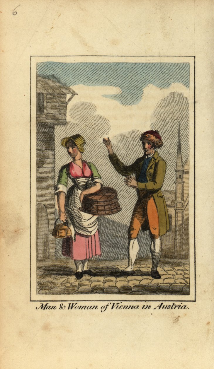 Homem e mulher de Viena, Áustria de English School