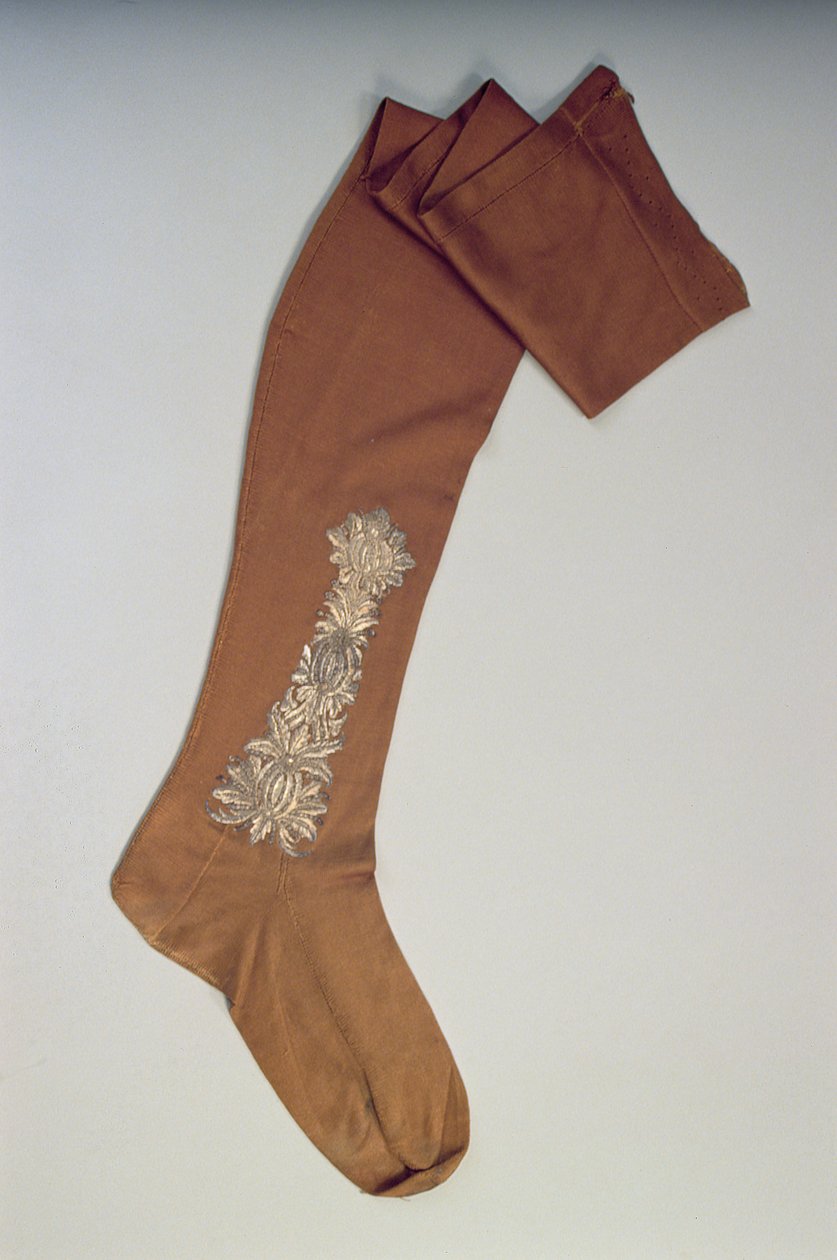 Mans Stocking, c.1720 (seda) de English School