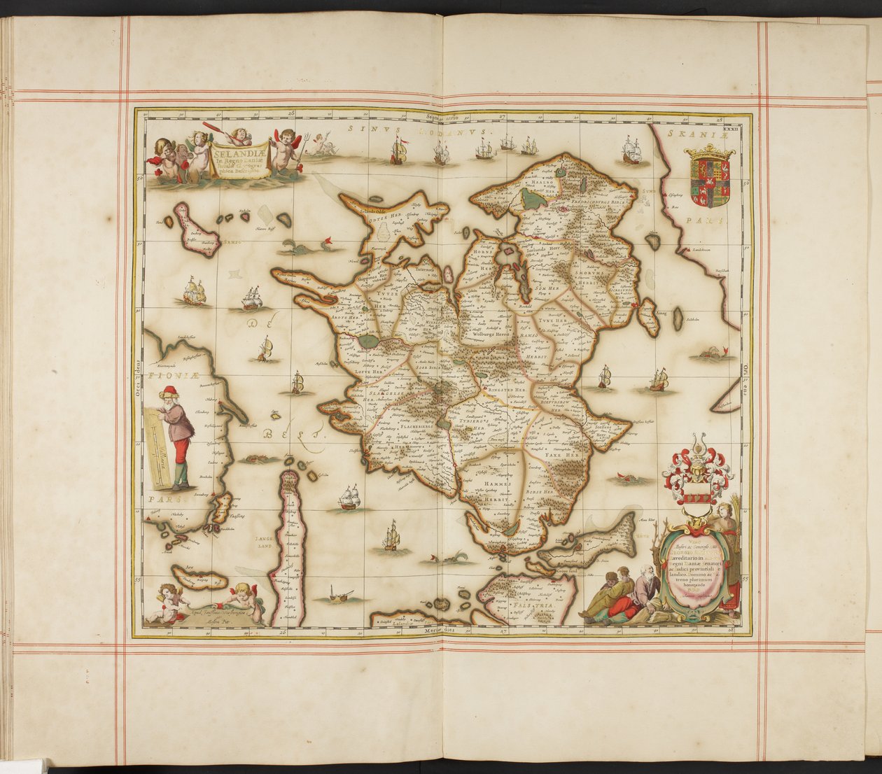 Mapa de Selandia de English School
