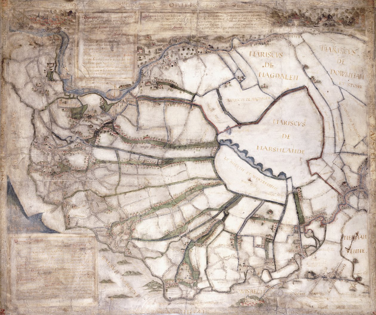 Mapa dos Sete Municípios do Pantanal, após 1581 de English School