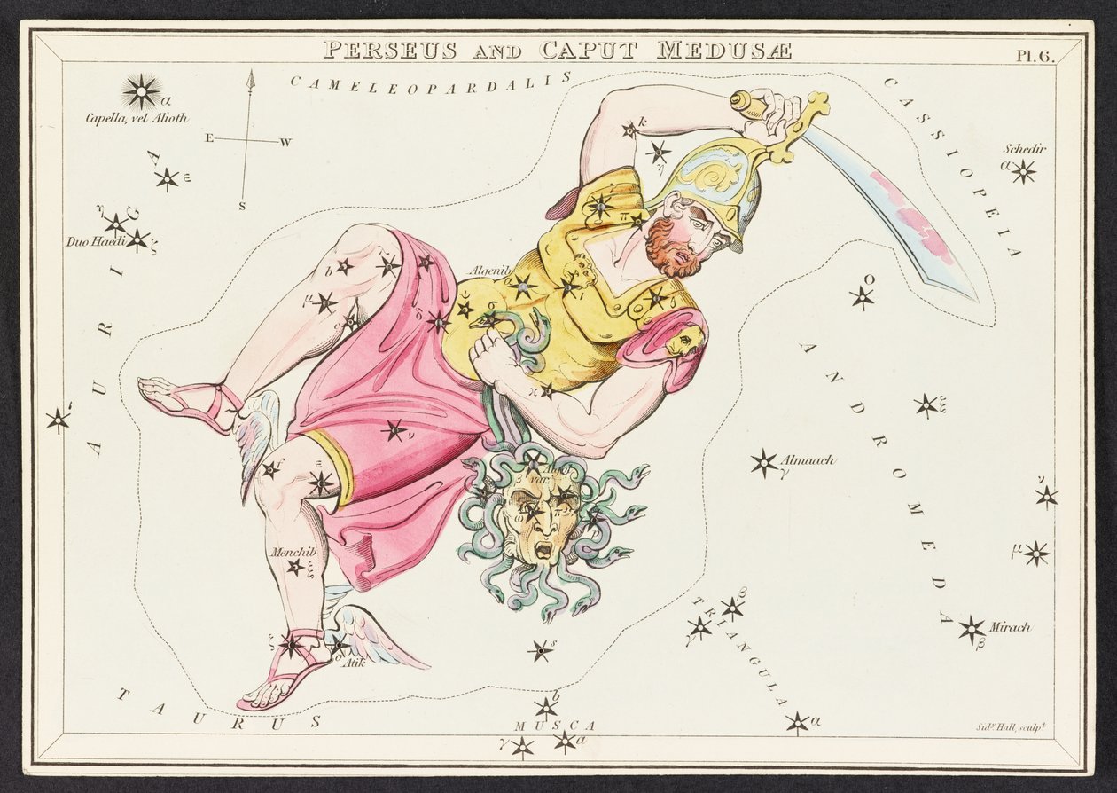 Mapas C.44.A.42 Perseu e Caput Meudusa, de 