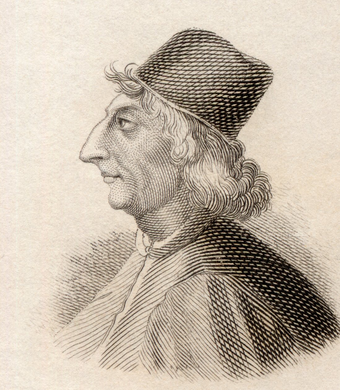 Marcus Antonius Coccius Sabellicus, do &39;Crabb&39;s Historical Dictionary&39;, publicado em 1825 de English School