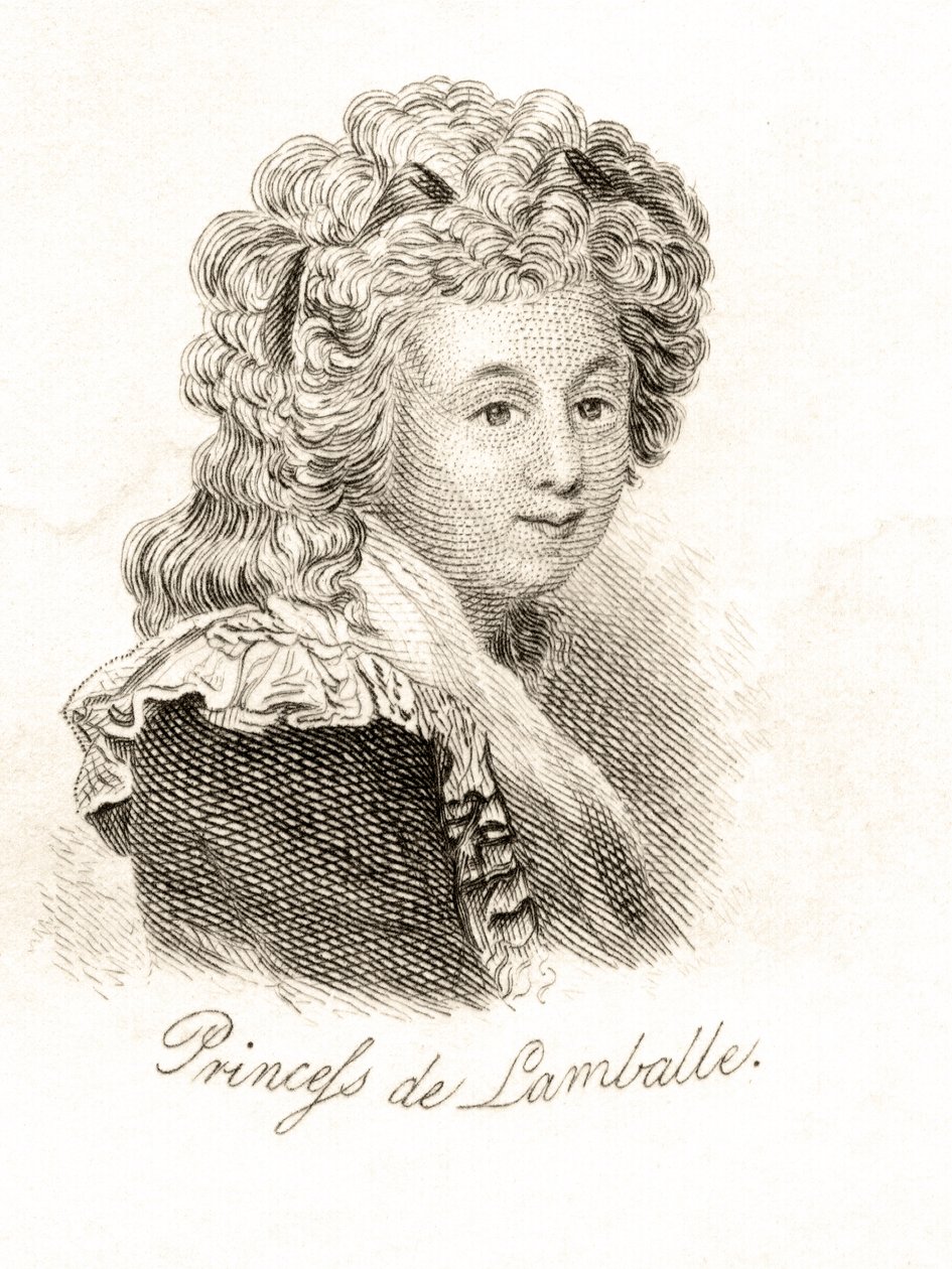 Marie-Therese Louise di Savoia-Carignano, do &39;Crabb&39;s Historical Dictionary&39;, publicado em 1825 de English School