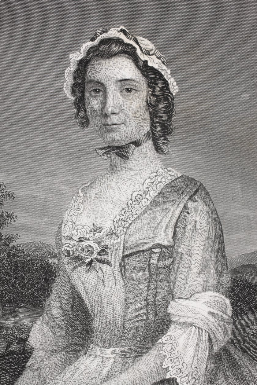 Mary Philipse, da &39;Galeria de Retratos Históricos&39;, publicada em 1880 de English School