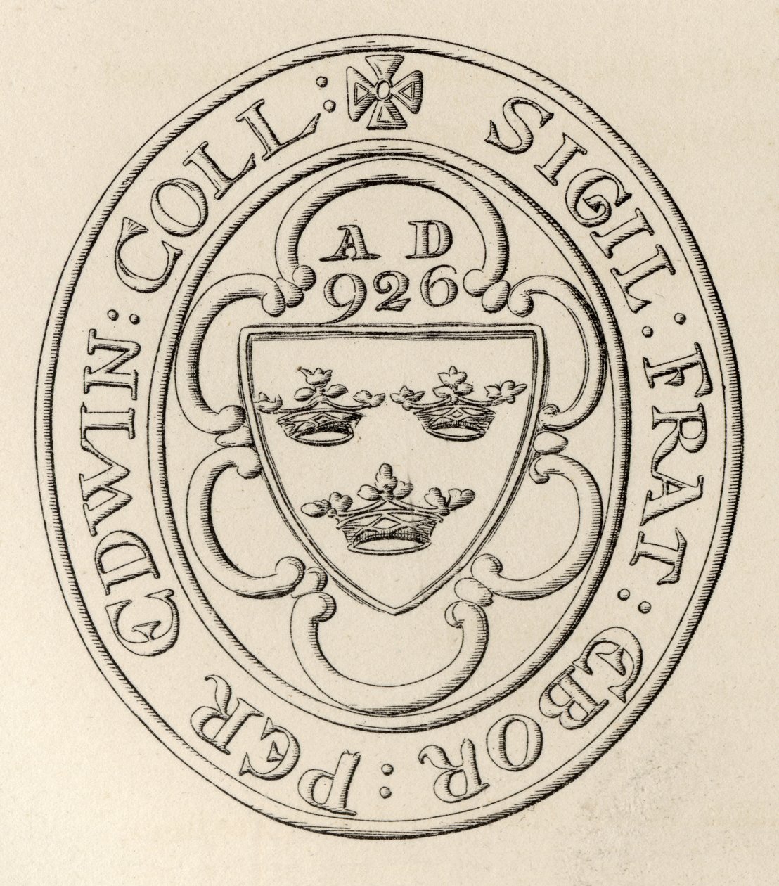 Selo maçônico da Grande Loja de Toda a Inglaterra, York, c.1766, de A História da Maçonaria, volume II, publicado por Thomas C. Jack, Londres, 1883 de English School