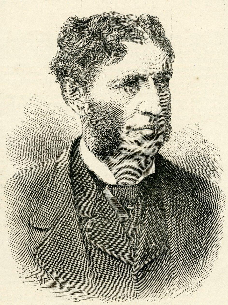 Matthew Arnold (1822-1888) de The Illustrated London News 21 de abril de 1888 de English School