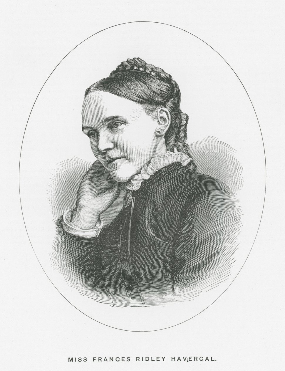 Miss Frances Ridley Havergal (litografia) de English School