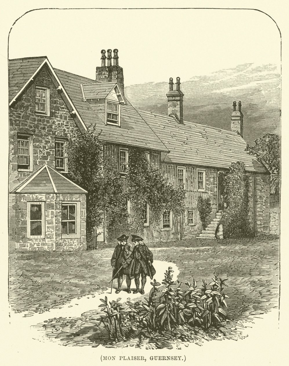 Mon Plaiser, Guernsey (gravura) de English School