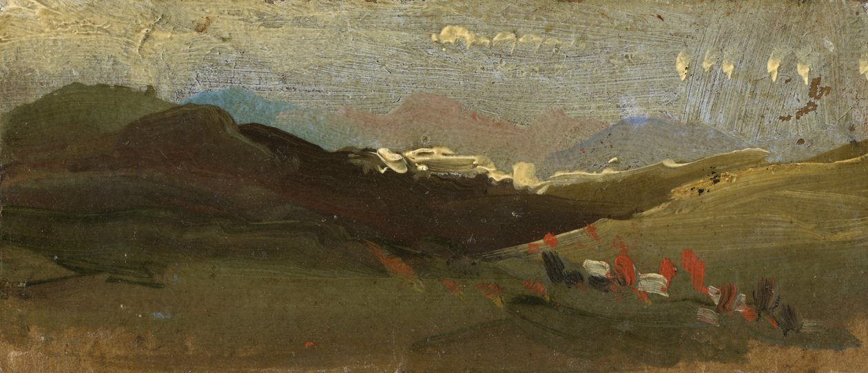 Paisagem montanhosa de English School