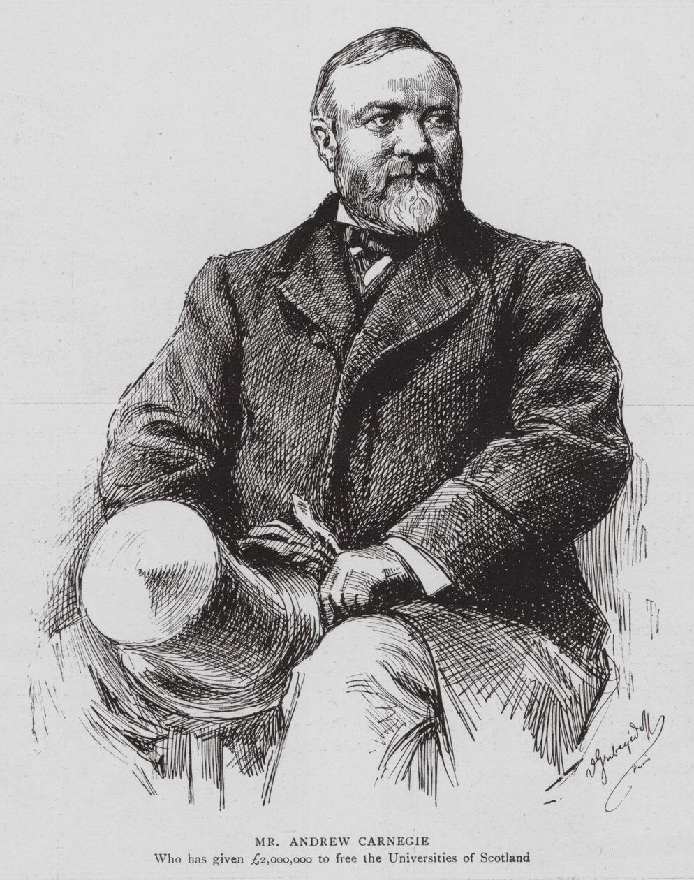 Andrew Carnegie (litografia) de English School