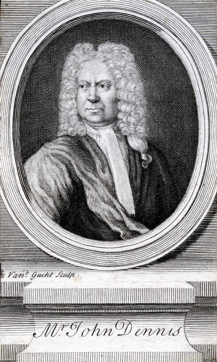 Sr. John Dennis (1658-1734) de English School