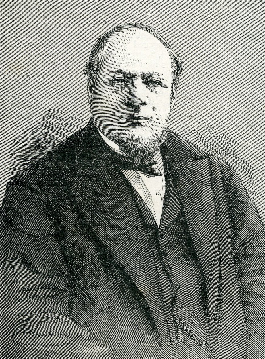 Sr. John Young, prefeito de Sydney, ilustração de The Graphic 8 de maio de 1886 de English School