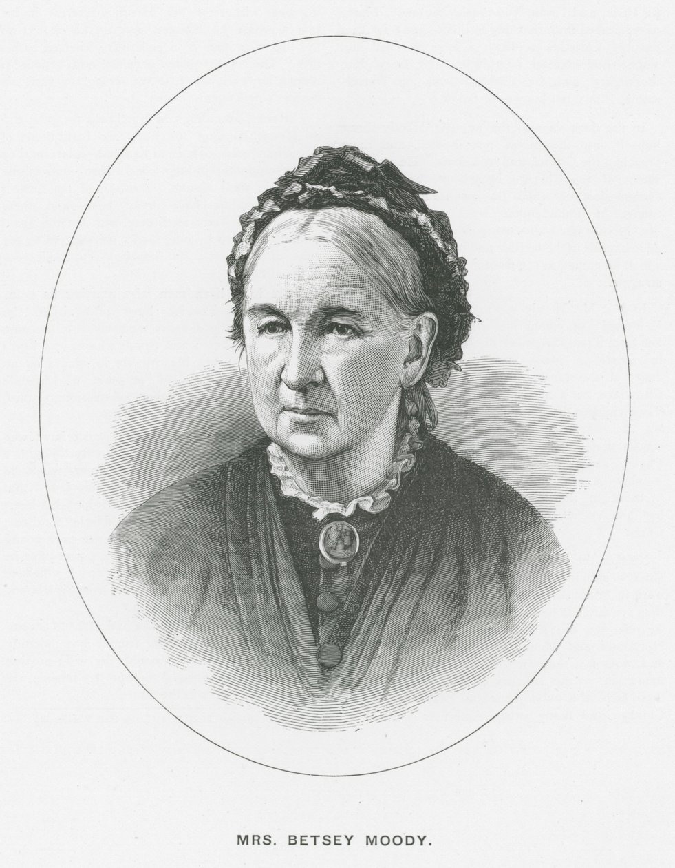 Sra. Betsey Moody (litografia) de English School