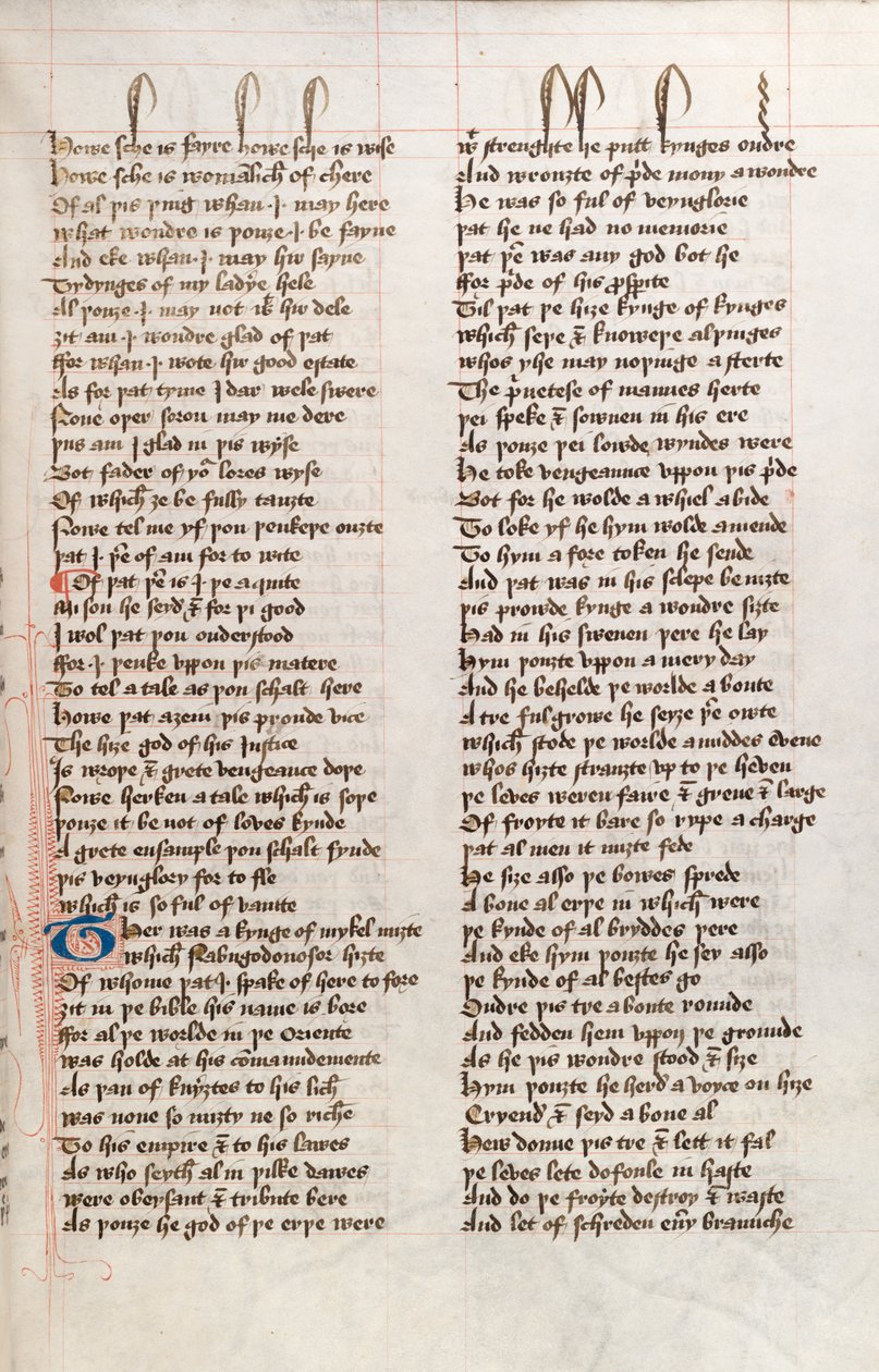 Ms326 f25r, Confessio Amantis por John Gower (caneta e tinta sobre velino) de English School