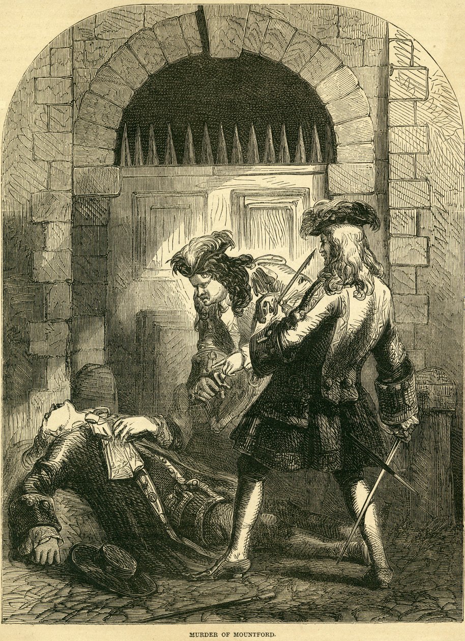 Assassinato de William Mountford de English School