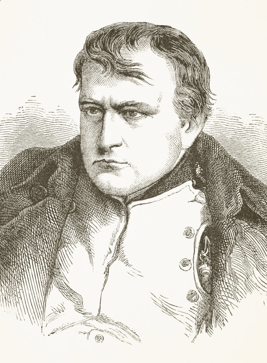 Napoleão I, Imperador dos Franceses, de "A História Nacional e Doméstica da Inglaterra" por William Hickman Smith Aubrey (1858-1916) publicou Londres, c.1890 de English School