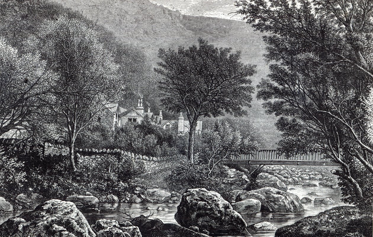 Perto de Lynmouth, de &39;Leisure Hour&39;, 1888 de English School