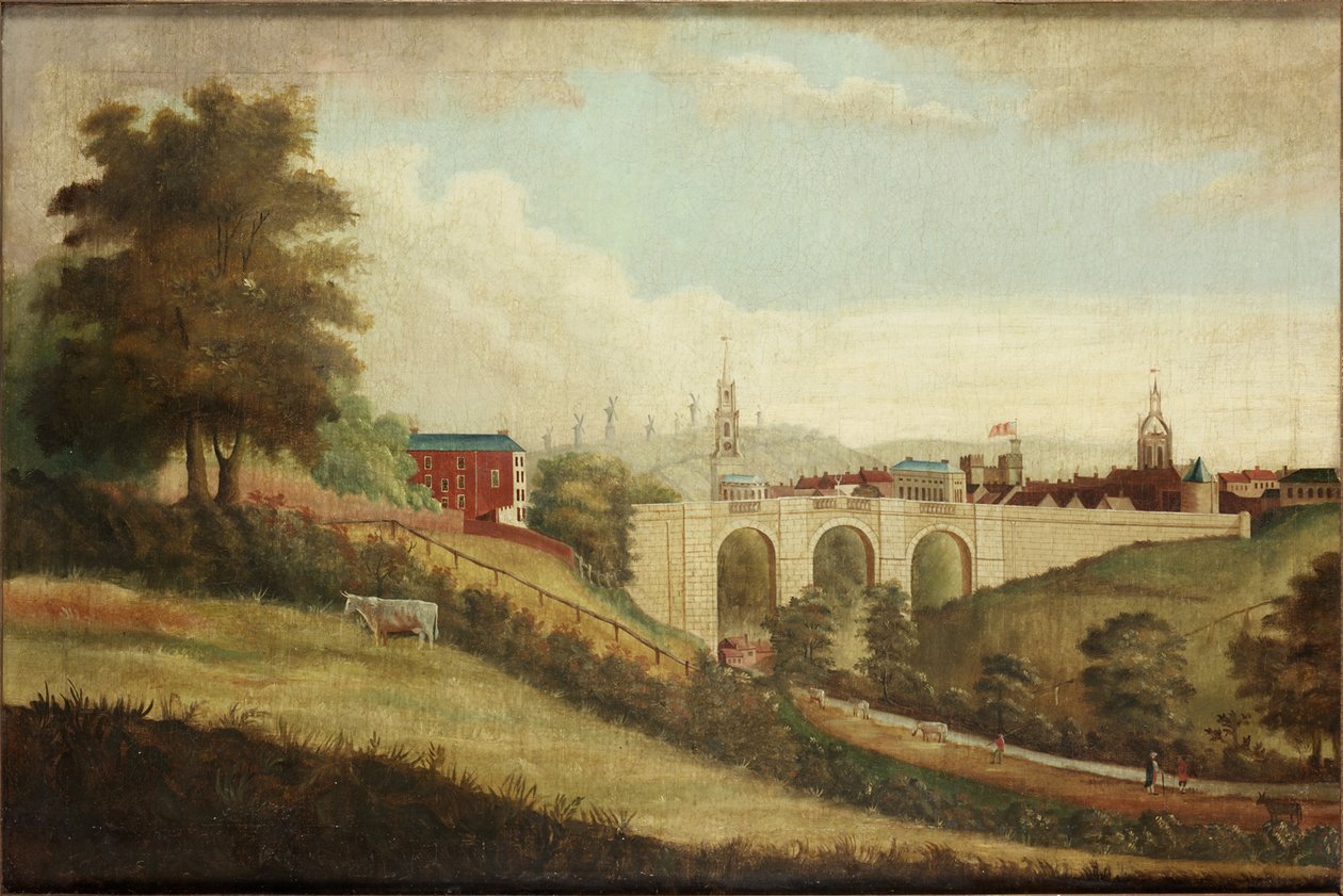 Ponte nova sobre Pandon Dene de English School