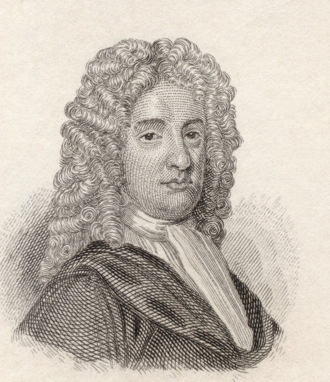 Nicholas Rowe, do &39;Crabb&39;s Historical Dictionary&39;, publicado em 1825 de English School