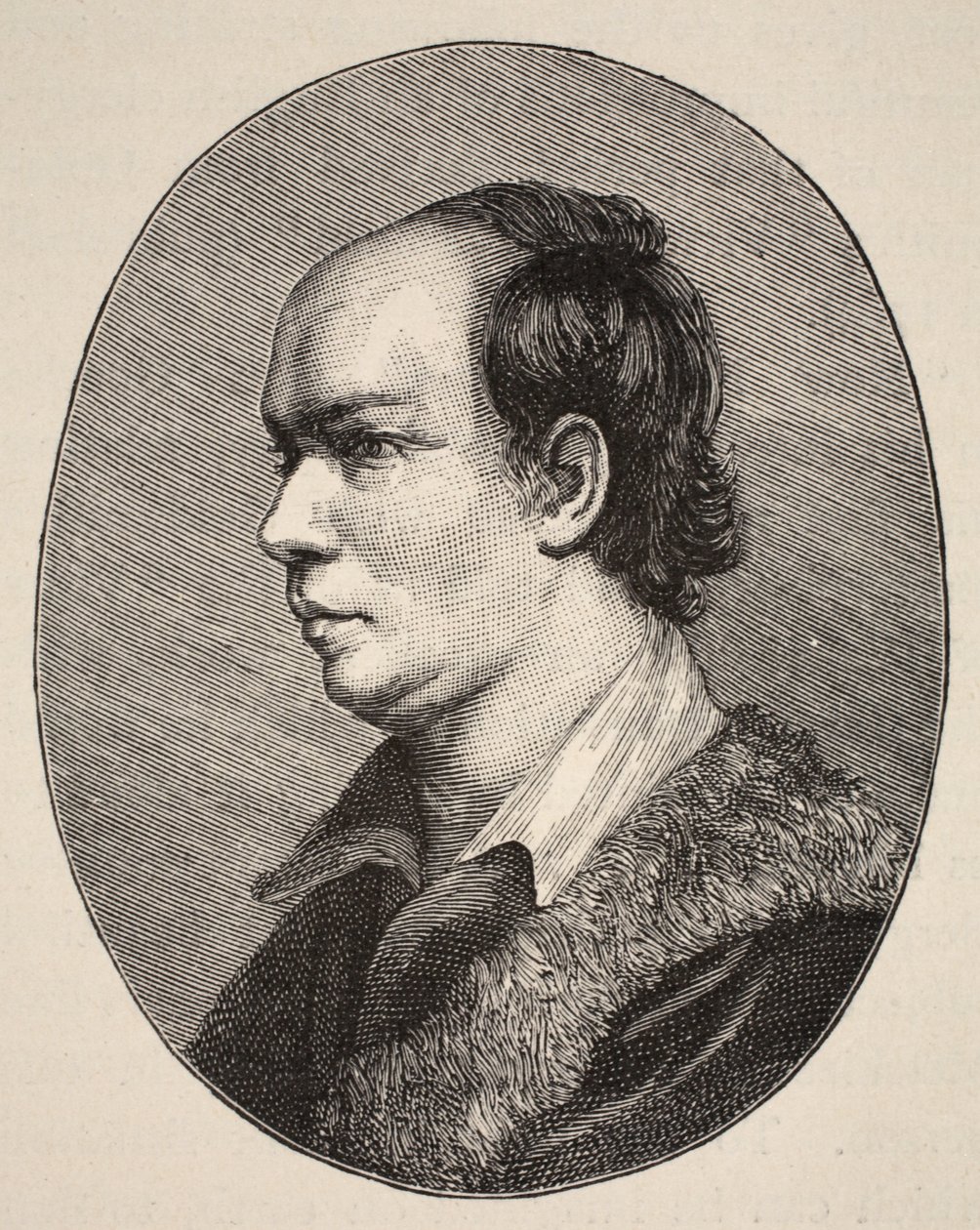 Oliver Goldsmith, ilustração da igreja de Inglaterra: Uma história para os povos por HDM Spence-Jones, bar. c.1910 (foto sépia) de English School