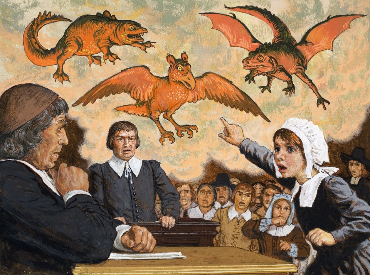 No Julgamento, quando Satanás veio a Salém de English School