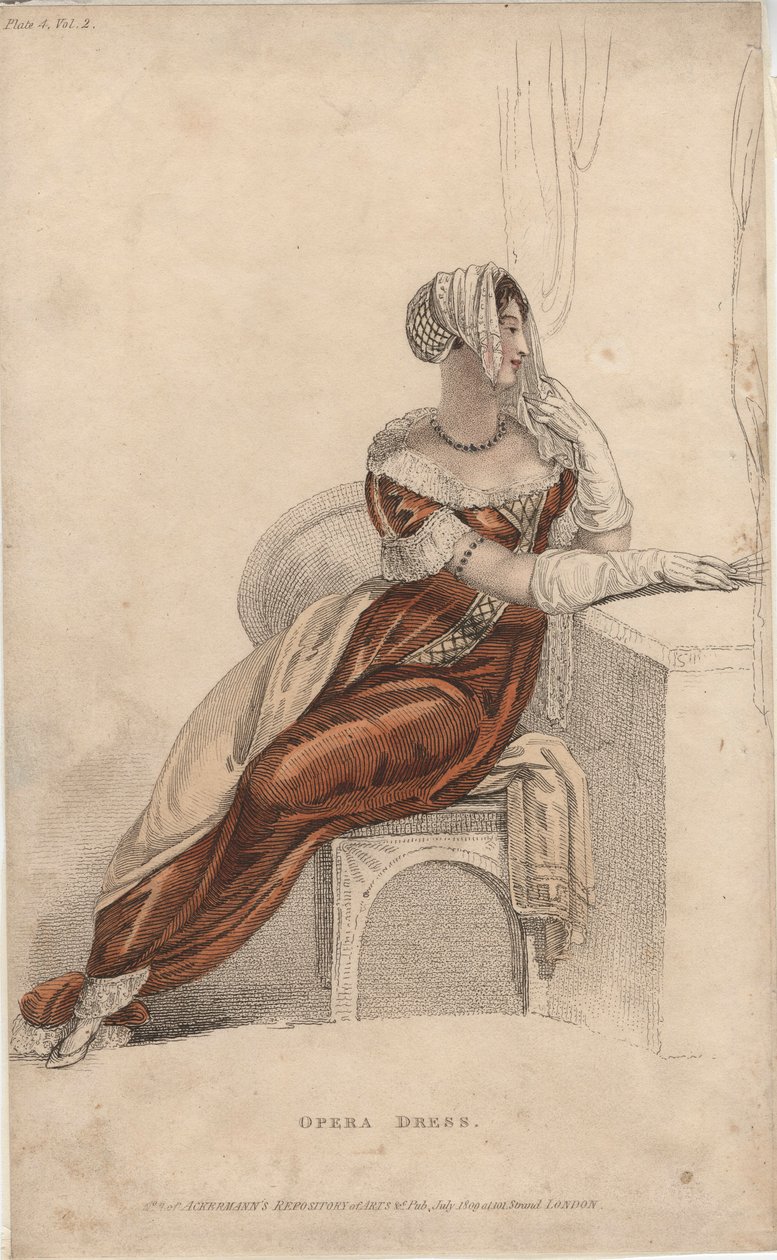 Vestido de ópera de English School