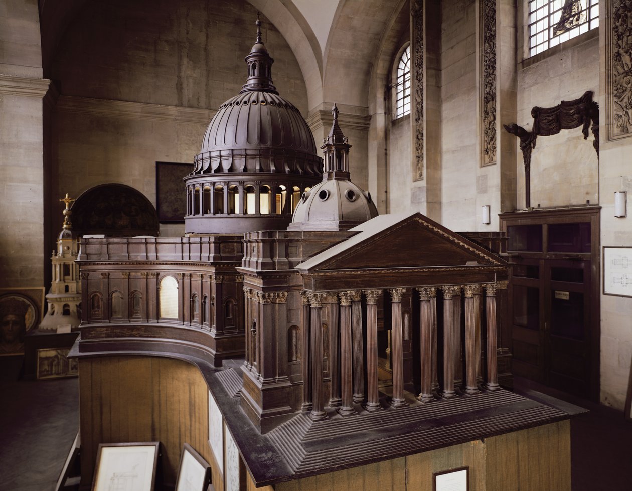 Design original para a Catedral de St. Pauls de English School