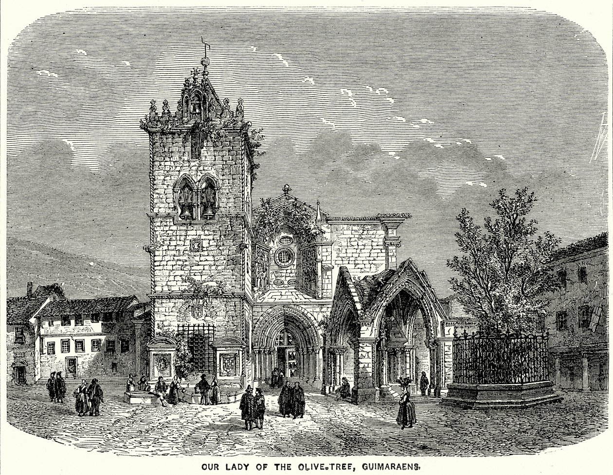 Nossa Senhora da Oliveira, Guimaraens (gravura) de English School