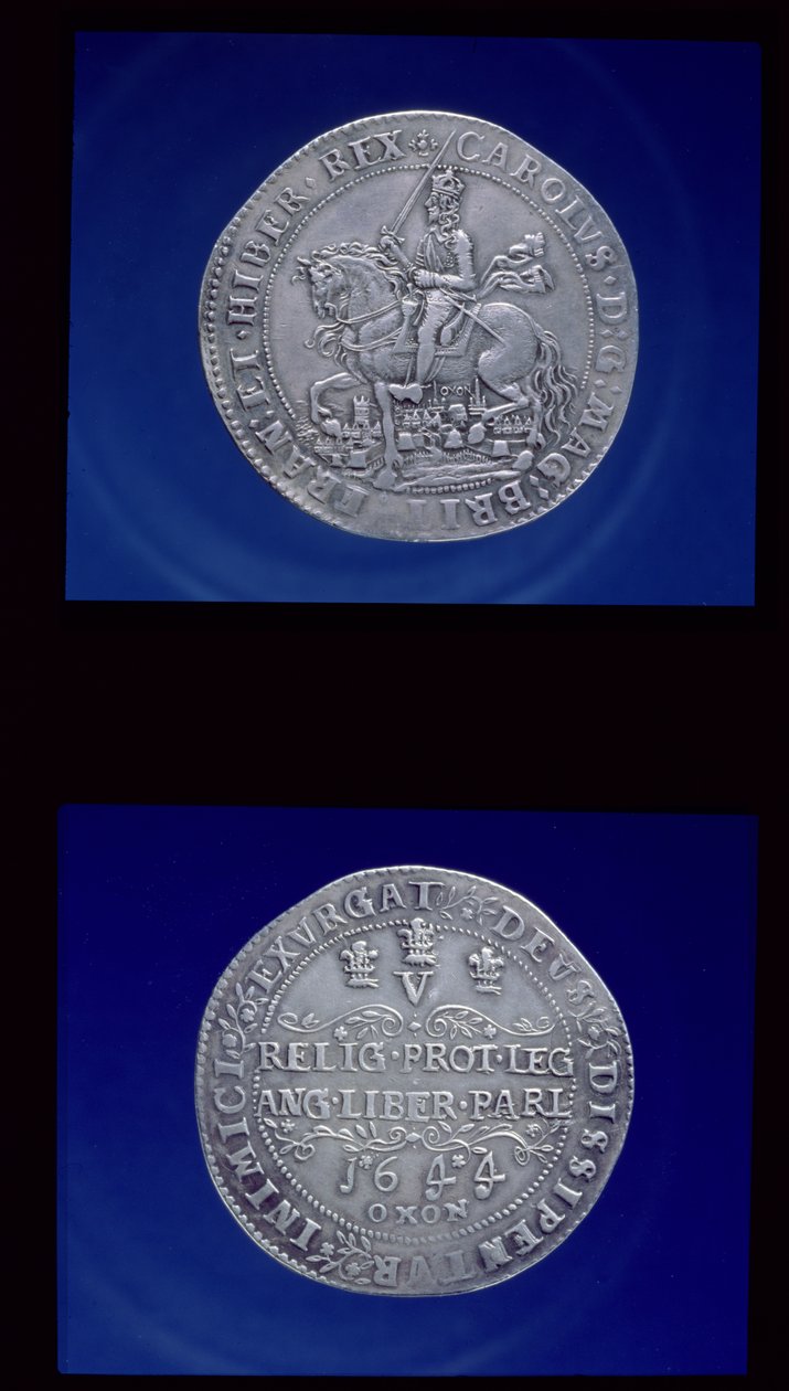 Coroa de Oxford do rei Charles I, 1644 (prata) de English School