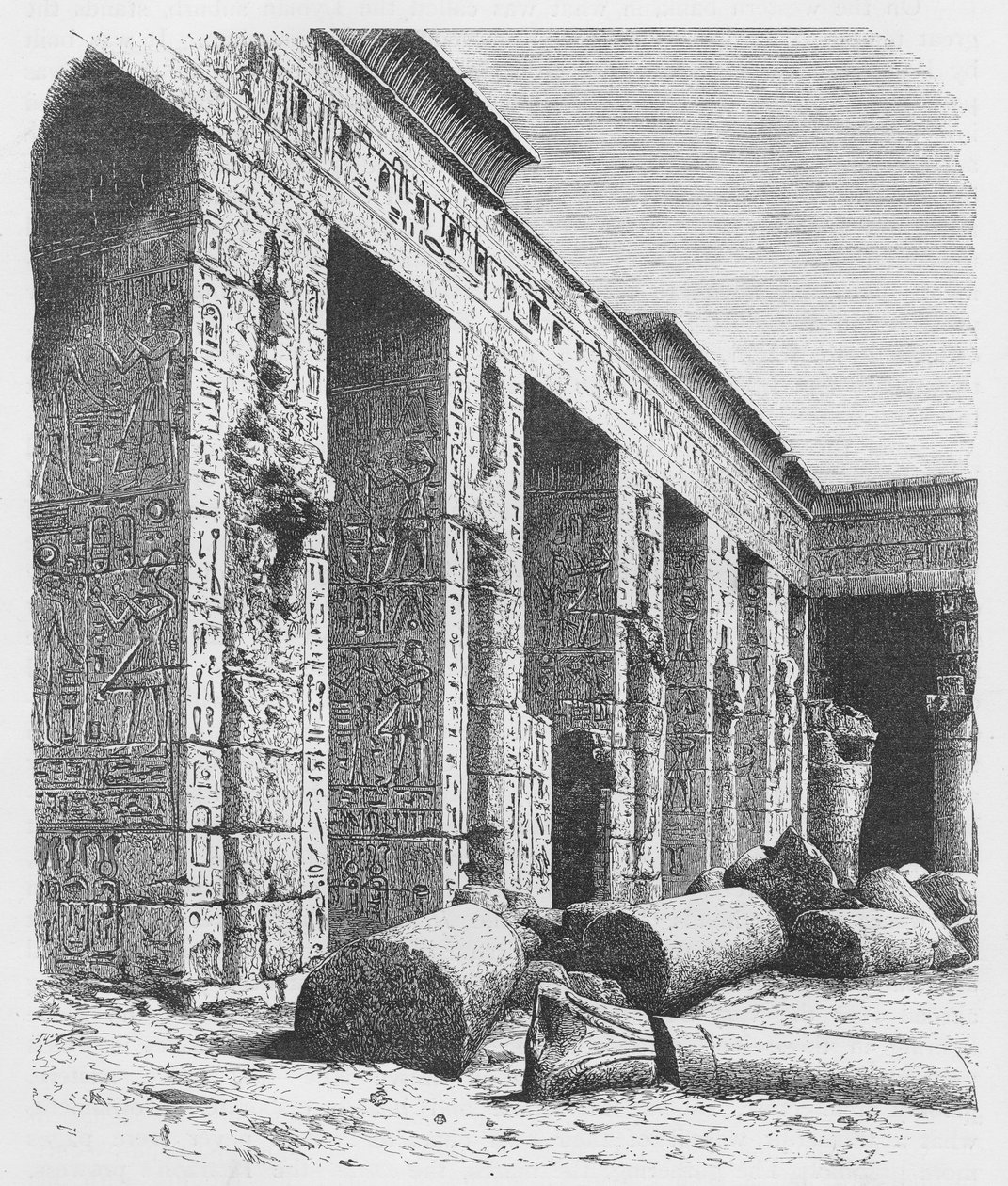 Palácio de Ramsés III, Medinet-Abou de English School