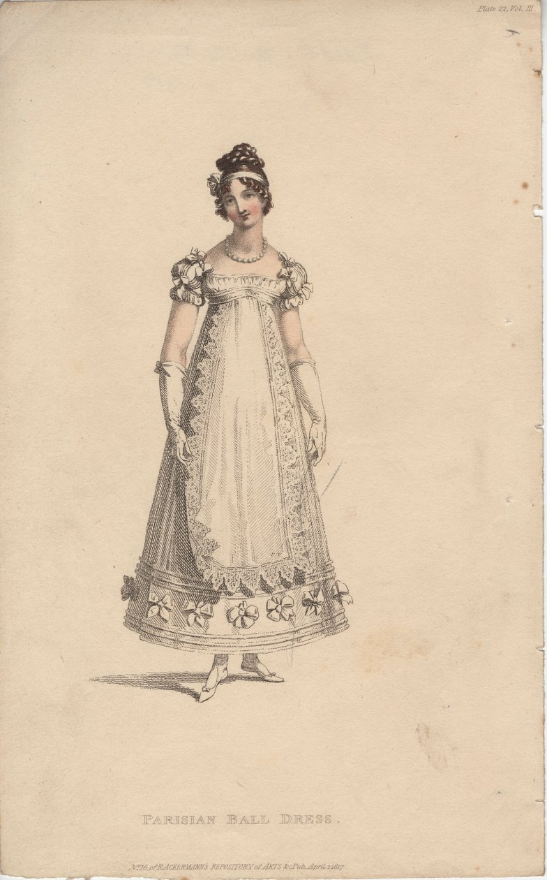 Vestido de baile parisiense de English School