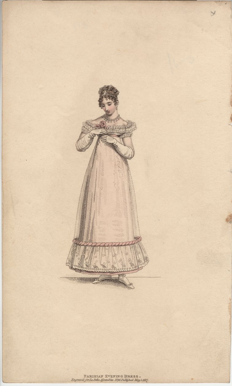 Vestido de noite parisiense de English School