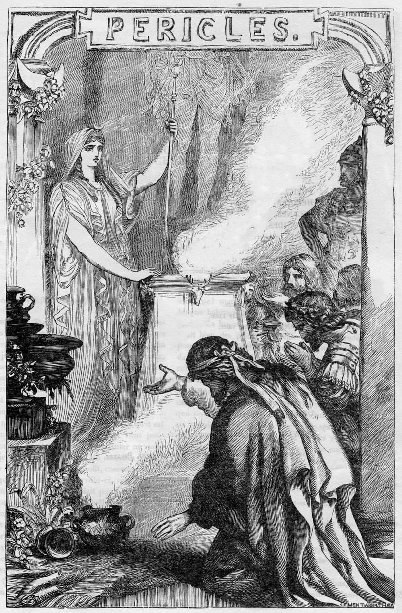 Pericles, Príncipe de Tiro - Pericles, Príncipe de Tiro - Ilustração em "Completes de William Shakespeare" 1866 - As ilustrações e a forma geral desta edição são emprestadas do Shakespeare ilustrado de Cassell, publicado em Londres de English School