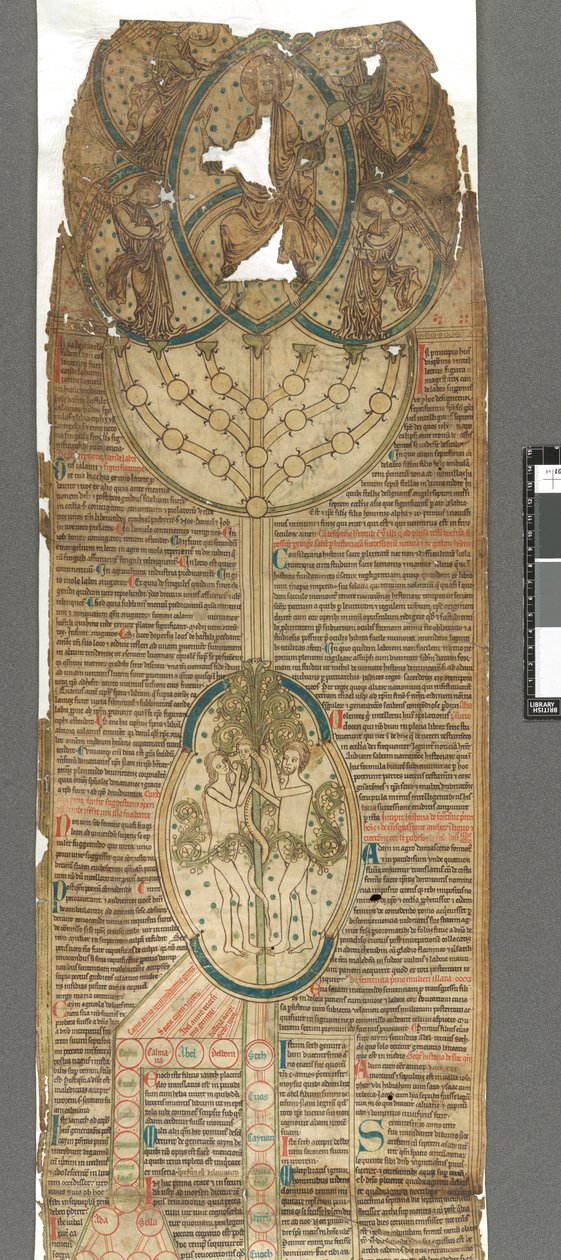 Pedro de Poitiers, Compendium historiae in genealogia Christi (Pergaminho) de English School