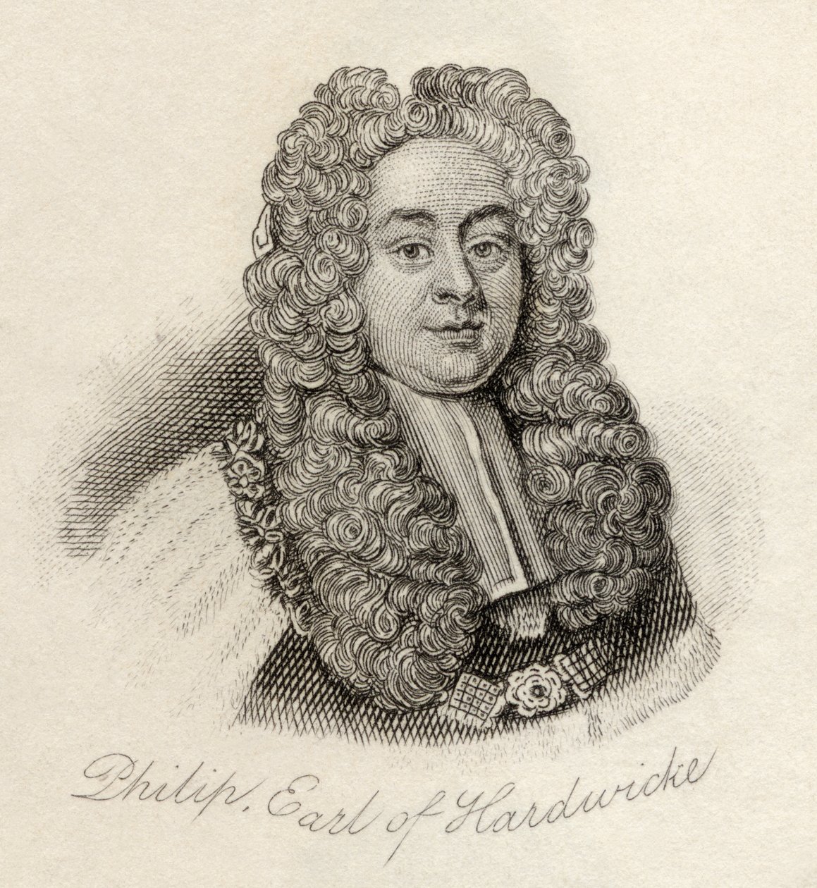 Philip Yorke, do &39;Crabb&39;s Historical Dictionary&39;, publicado em 1825 de English School