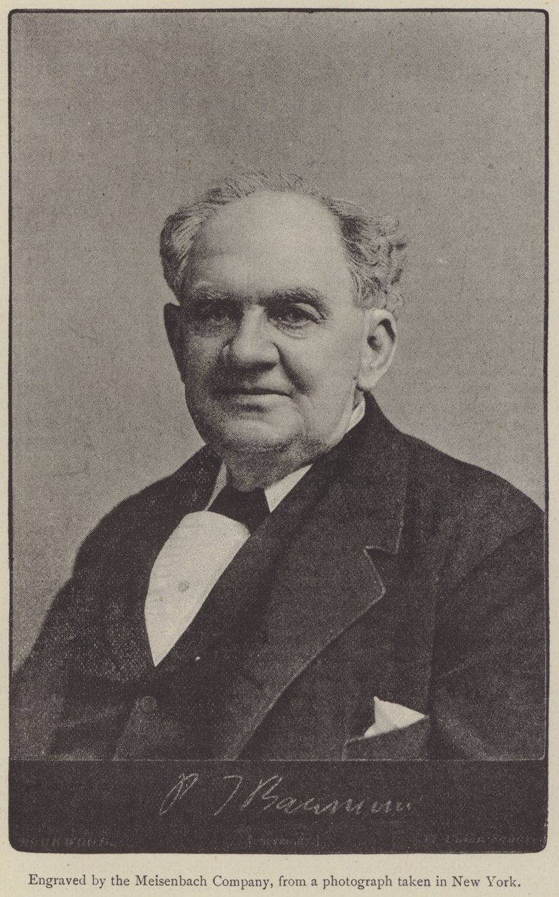 Phineas Taylor Barnum (gravura) de English School