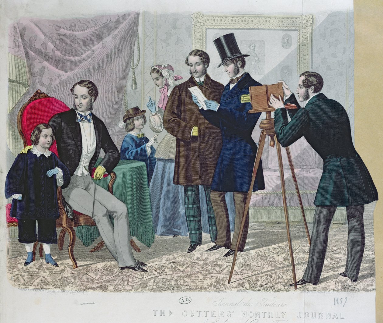 Sessão Fotográfica, 1857 de English School