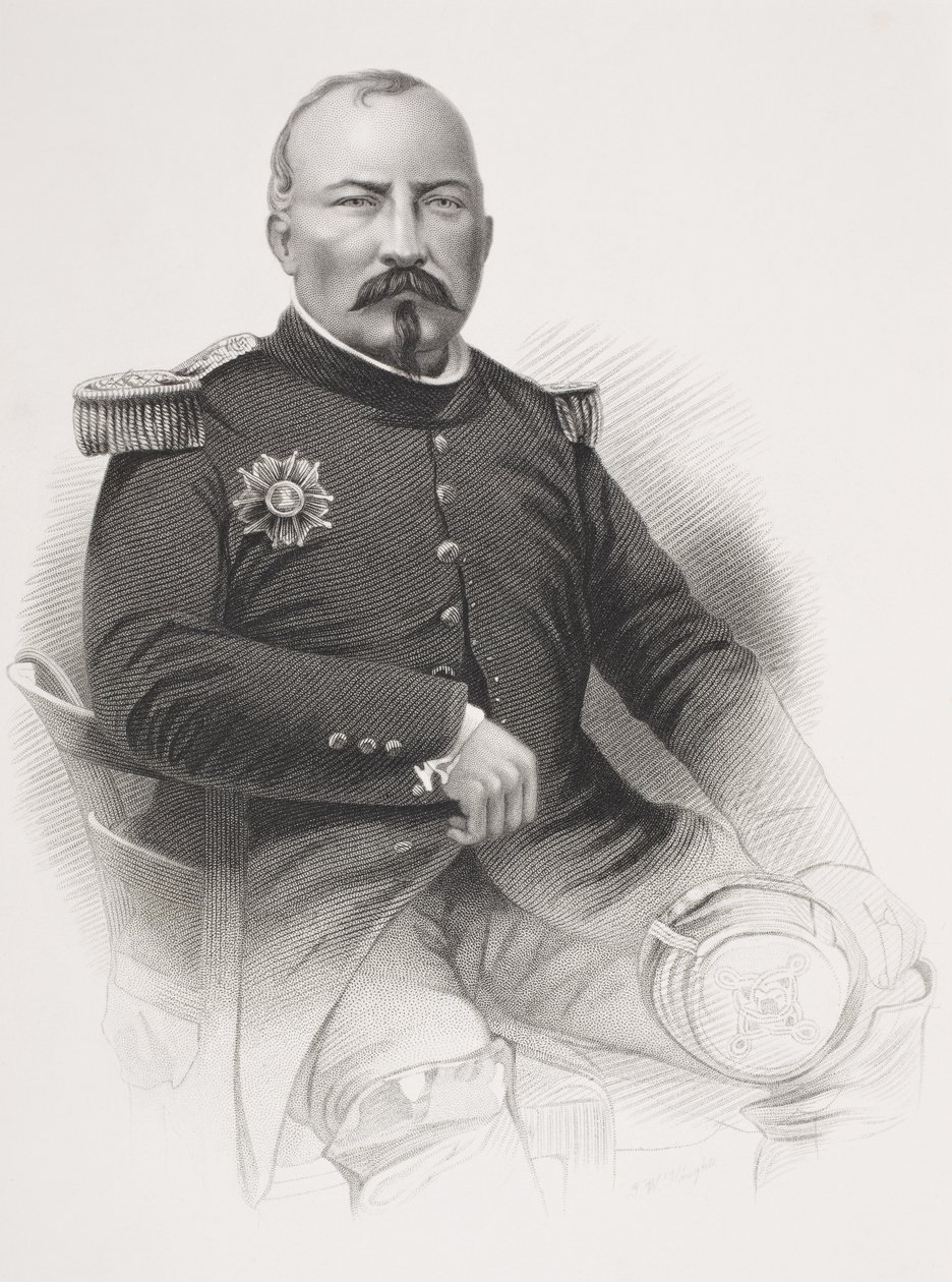 Pierre Francois Joseph Bosquet, da &39;Galeria de Retratos Históricos&39;, publicado em 1880 de English School