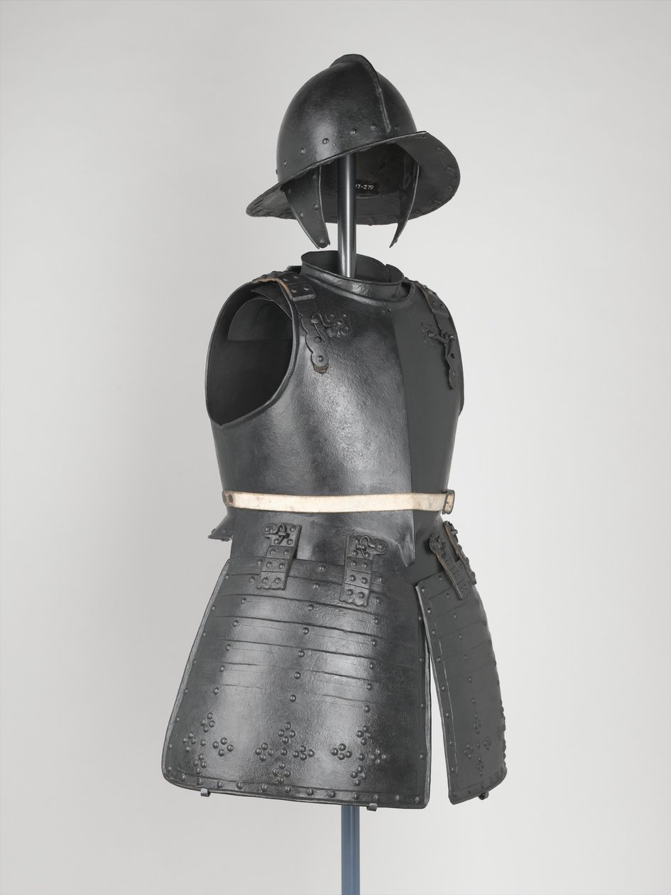 Placa de peito do Pikeman, c.1630-40 (metal) de English School