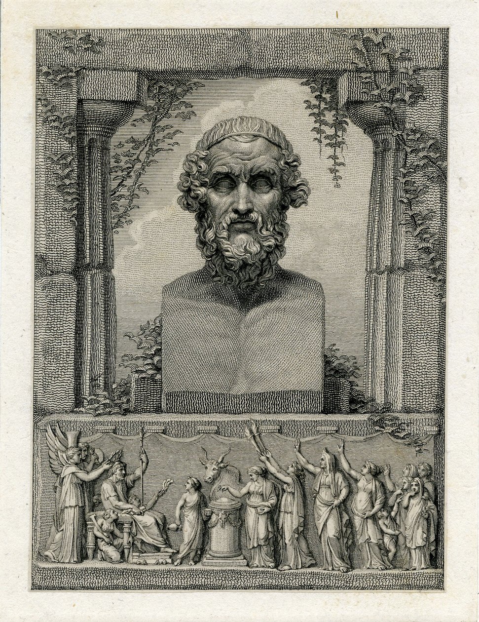 Pindar, Poeta Lírico Grego Antigo (c.522-c.433 BC) (gravação) de English School