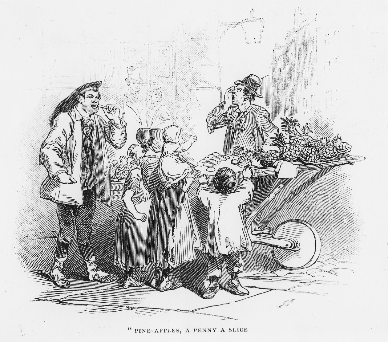 "Pine-Apples", uma moeda de um cêntimo por fatia de English School