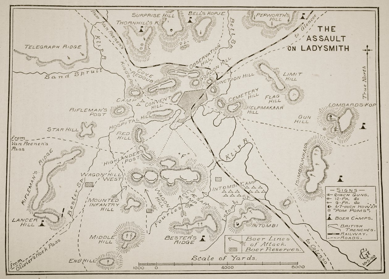 Plano do Assalto ao Ladysmith de English School