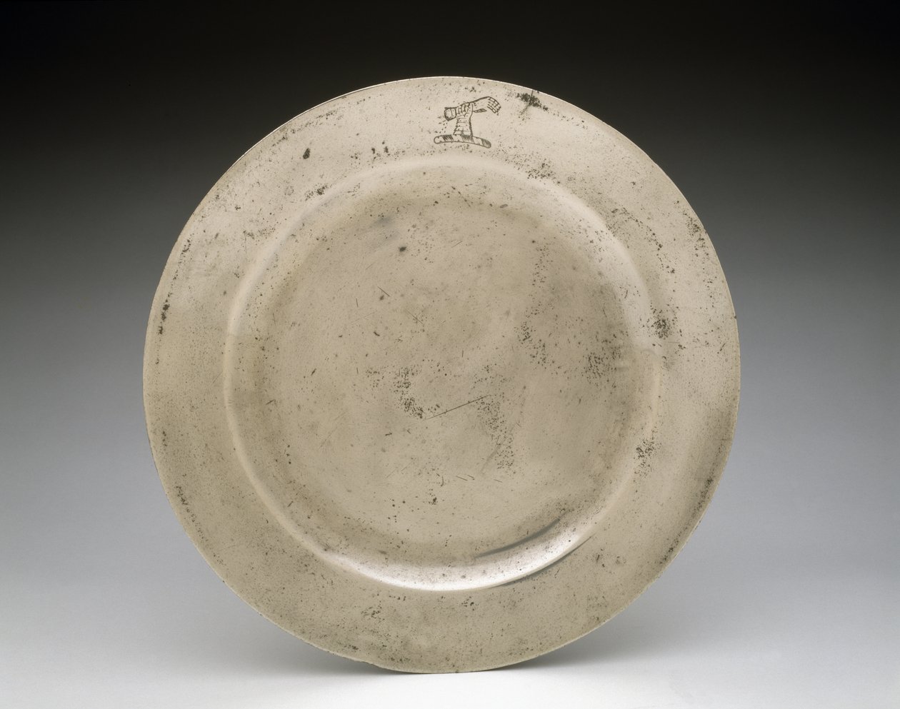 Placa, c. 1750 (peltre) de English School