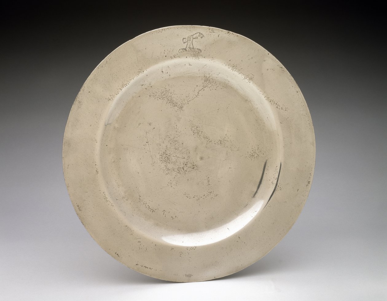 Placa, c. 1750 (peltre) de English School
