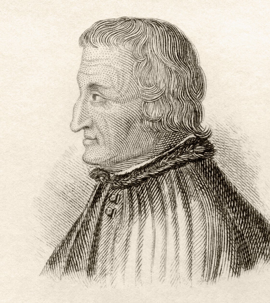 Polydore Vergil, do "Crabb&39;s Historical Dictionary", publicado em 1825 de English School