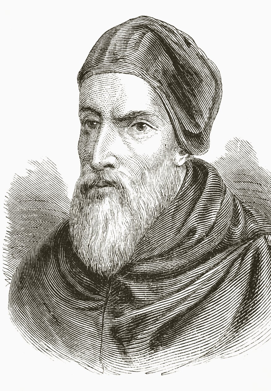 O Papa Clemente VII, de "A História Nacional e Nacional da Inglaterra", de William Hickman Smith Aubrey (1858-1916), publicou Londres, c.1890 (lito) de English School