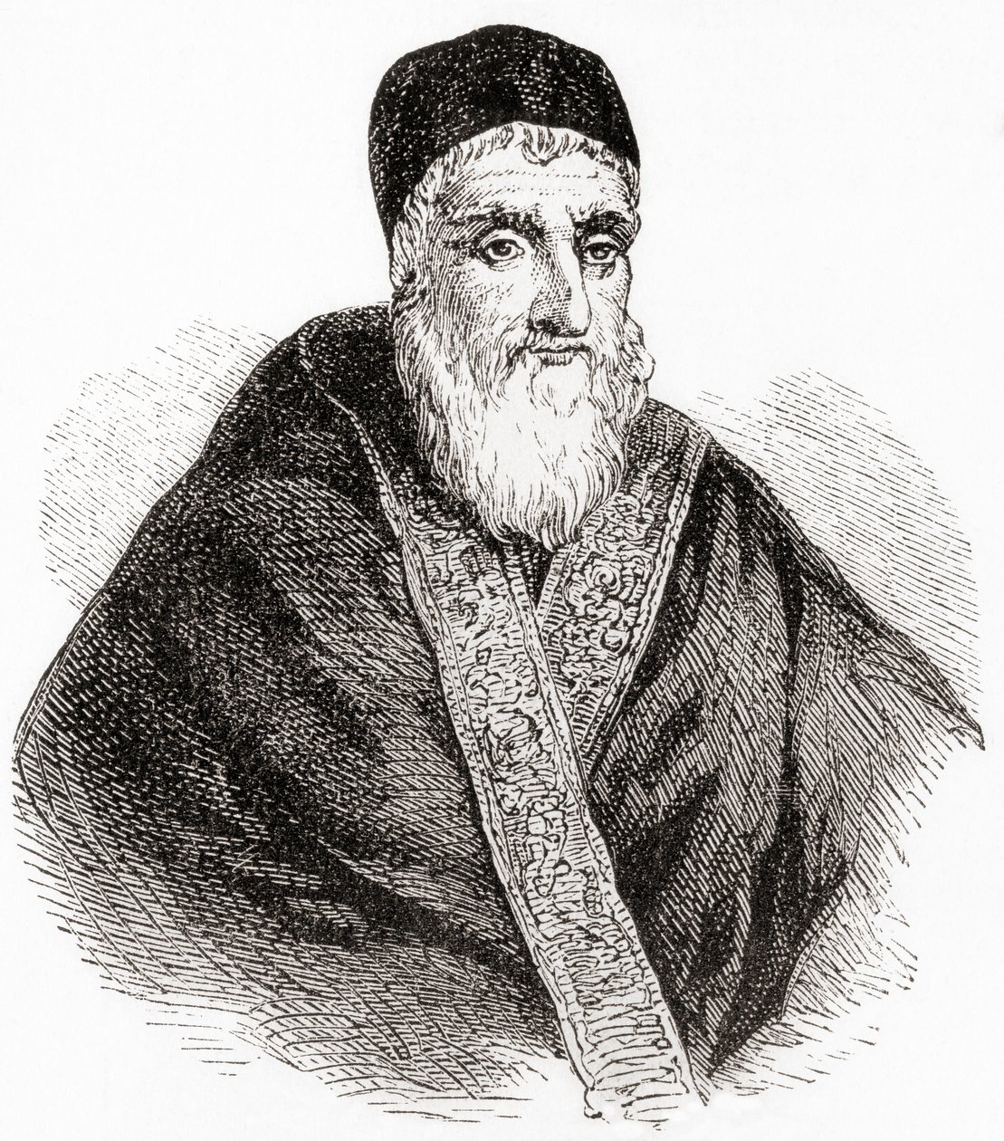 Papa Sisto V ou Xisto V, nascido Felice Peretti di Montalto, de Ward and Lock